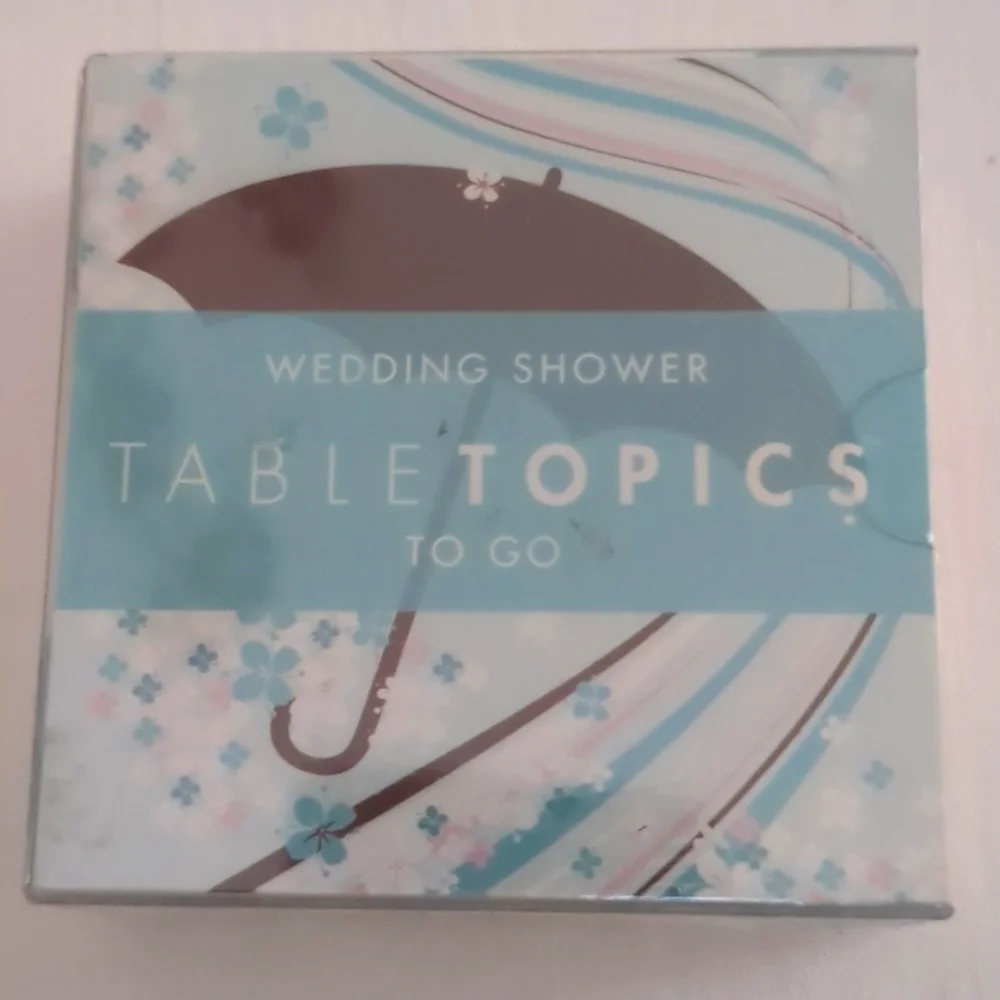 Table Topics Wedding Shower To Go - Picture 1 of 2
